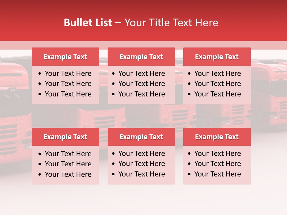 Drive Deliver Lorry PowerPoint Template
