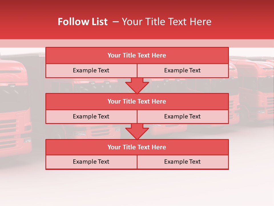Drive Deliver Lorry PowerPoint Template