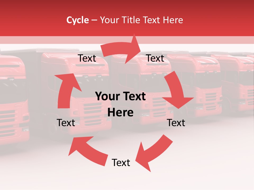 Drive Deliver Lorry PowerPoint Template