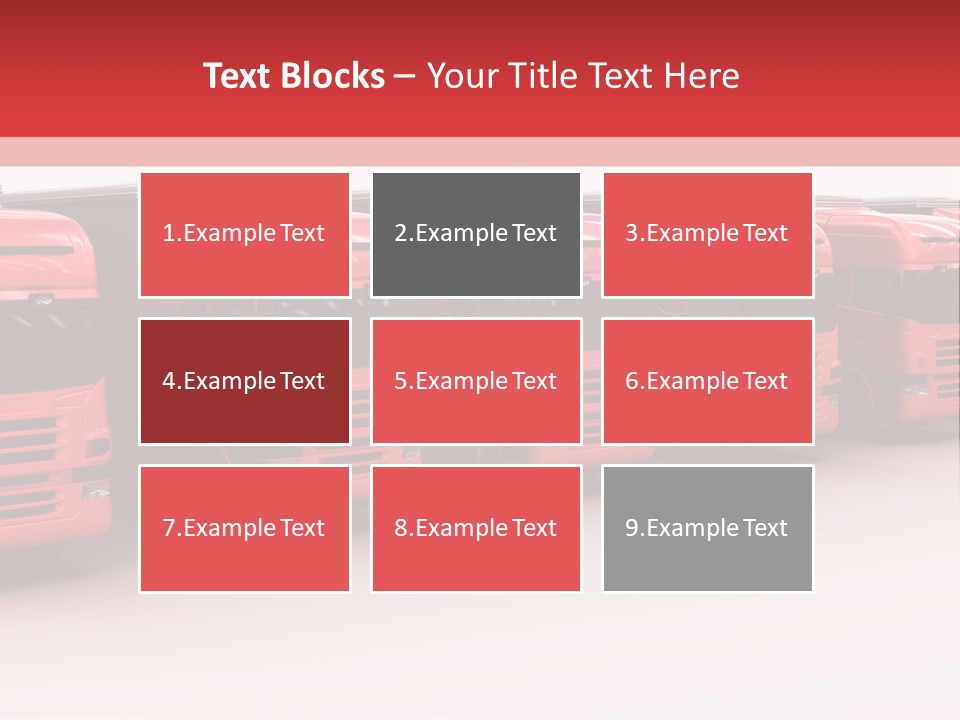 Drive Deliver Lorry PowerPoint Template