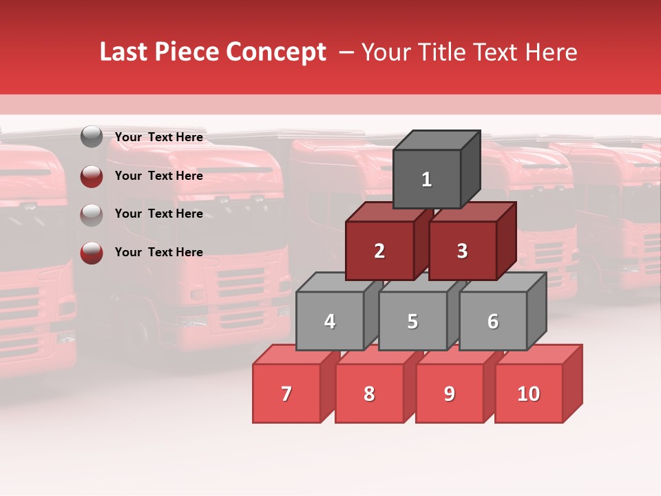 Drive Deliver Lorry PowerPoint Template