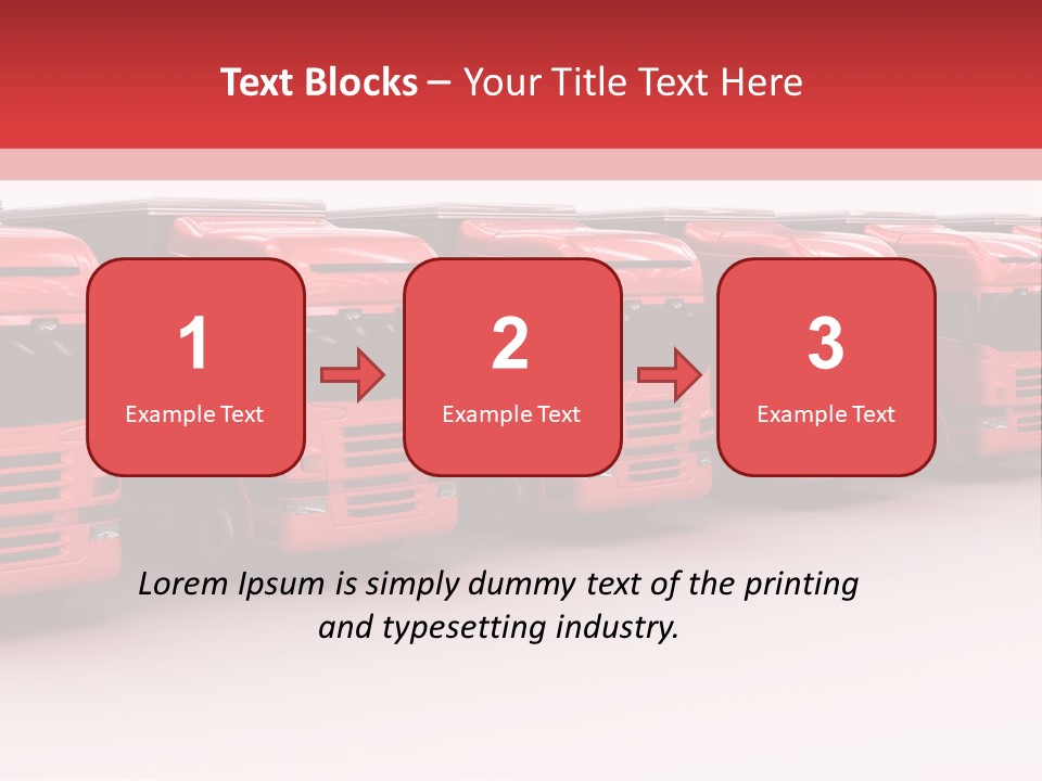 Drive Deliver Lorry PowerPoint Template
