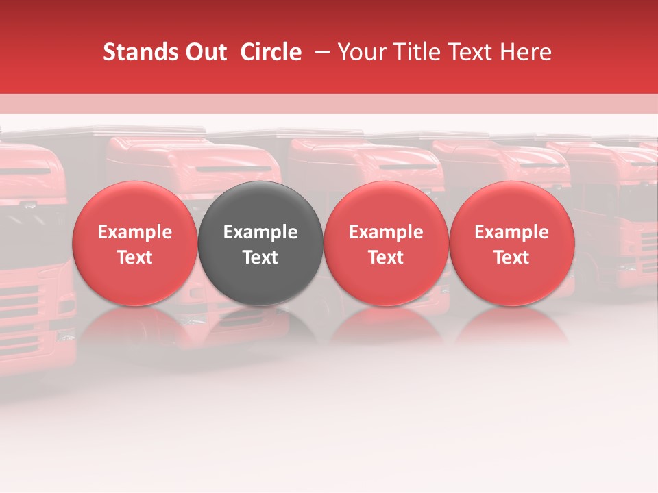 Drive Deliver Lorry PowerPoint Template