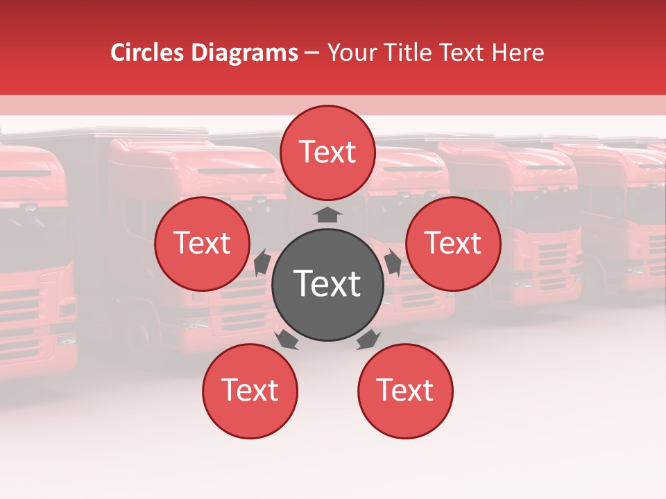Drive Deliver Lorry PowerPoint Template