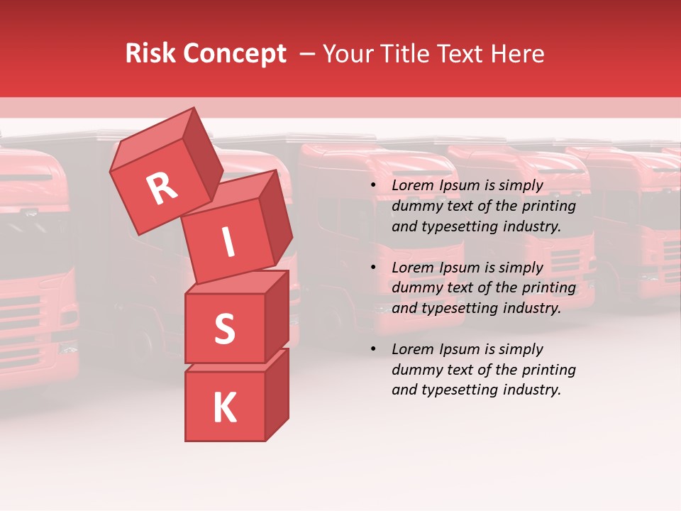 Drive Deliver Lorry PowerPoint Template