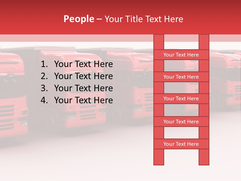 Drive Deliver Lorry PowerPoint Template
