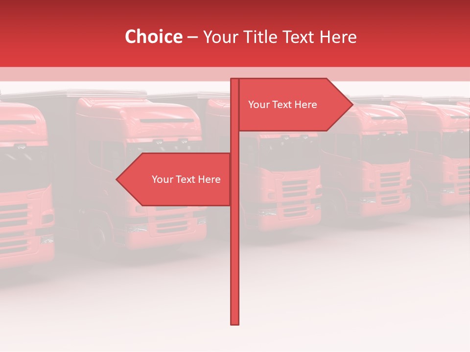 Drive Deliver Lorry PowerPoint Template