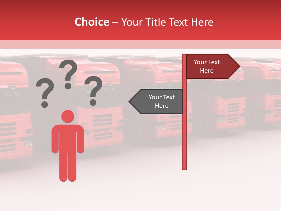 Drive Deliver Lorry PowerPoint Template