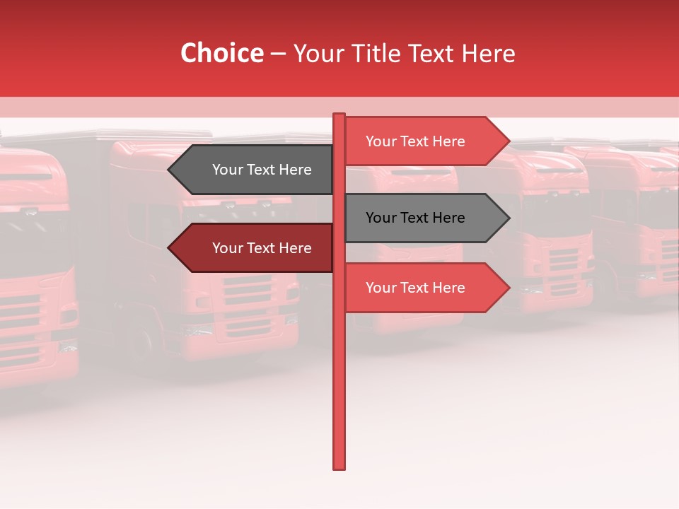 Drive Deliver Lorry PowerPoint Template