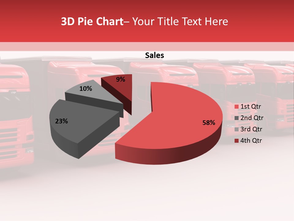 Drive Deliver Lorry PowerPoint Template