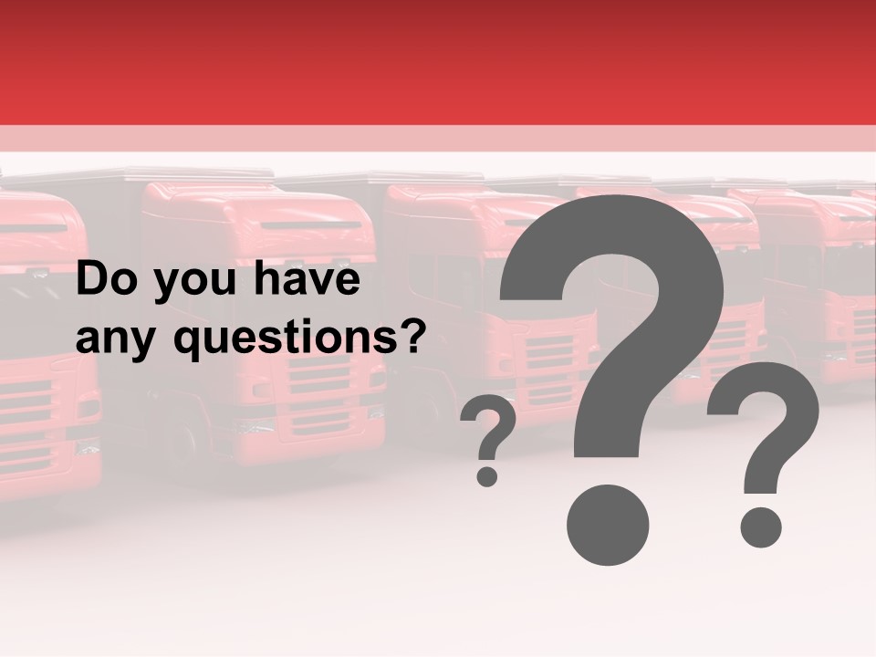 Drive Deliver Lorry PowerPoint Template