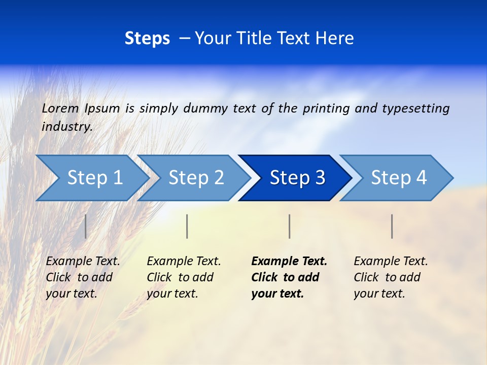 Grain Cultivate Bright PowerPoint Template