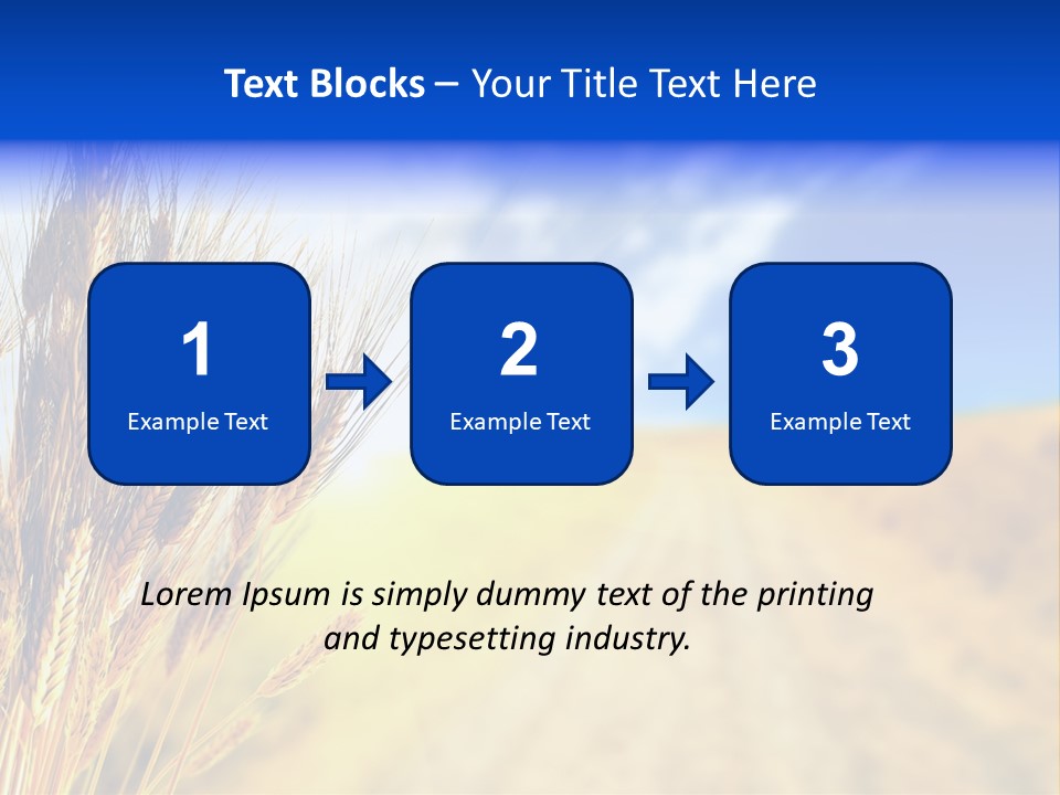 Grain Cultivate Bright PowerPoint Template
