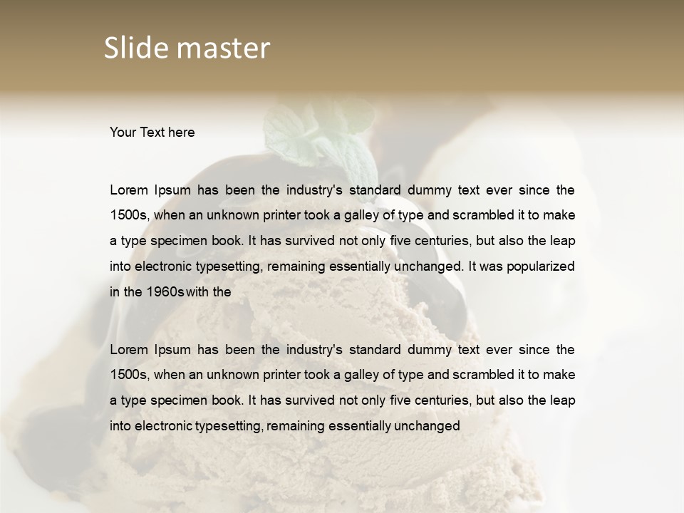 Topping Sweetie Fill PowerPoint Template