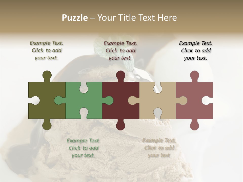 Topping Sweetie Fill PowerPoint Template