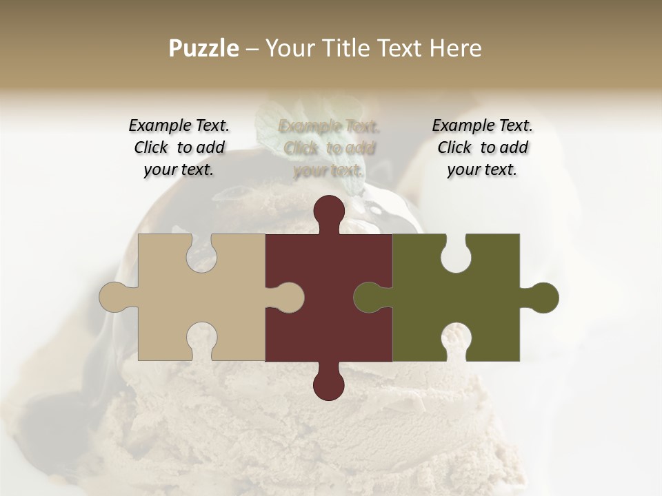 Topping Sweetie Fill PowerPoint Template