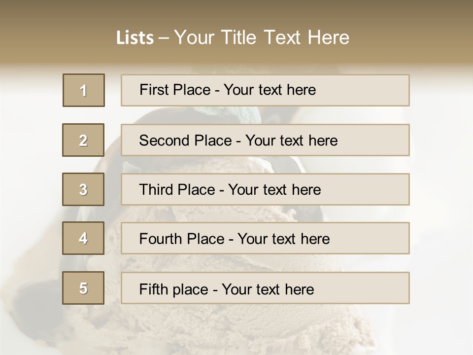 Topping Sweetie Fill PowerPoint Template