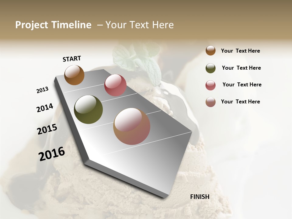 Topping Sweetie Fill PowerPoint Template