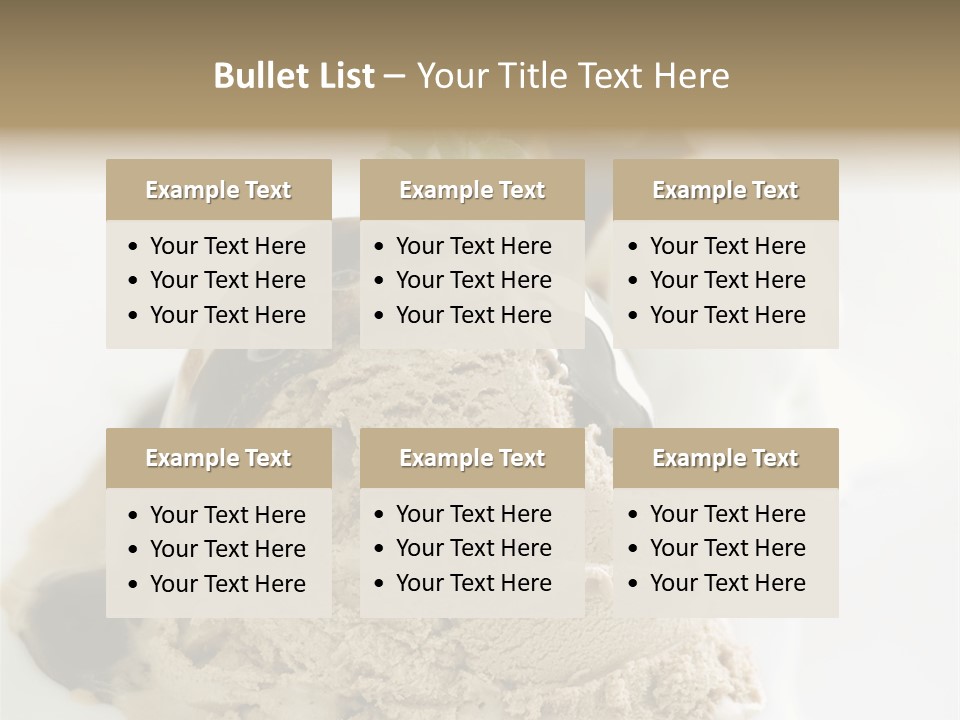 Topping Sweetie Fill PowerPoint Template