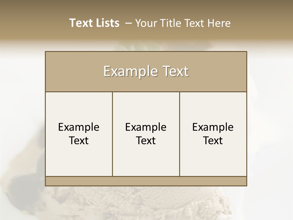 Topping Sweetie Fill PowerPoint Template