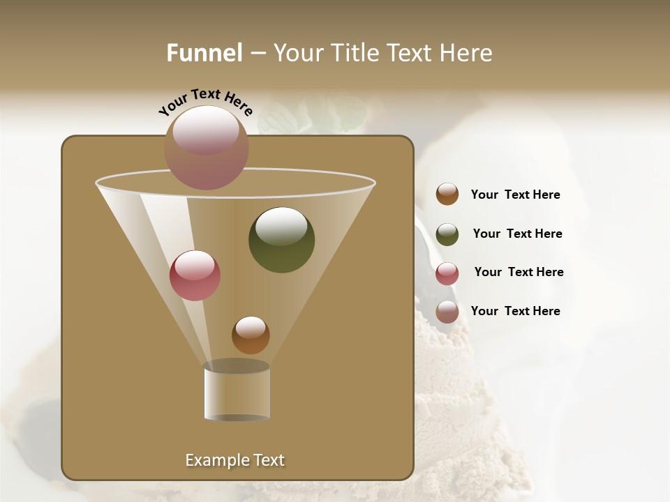 Topping Sweetie Fill PowerPoint Template