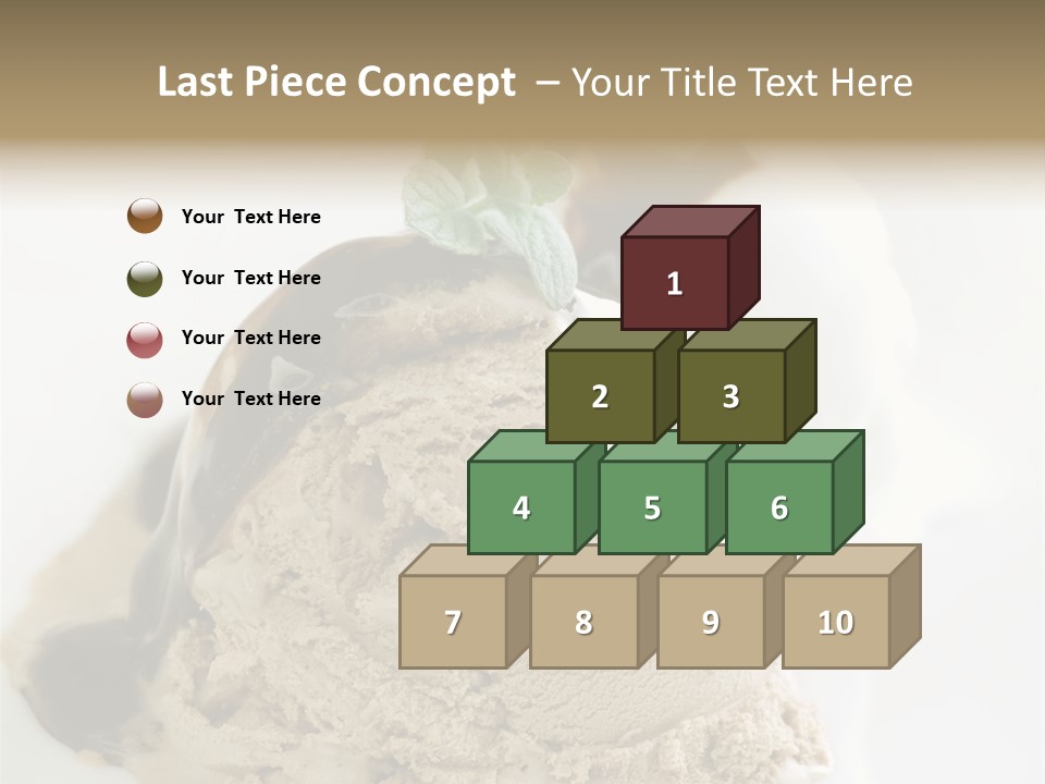 Topping Sweetie Fill PowerPoint Template