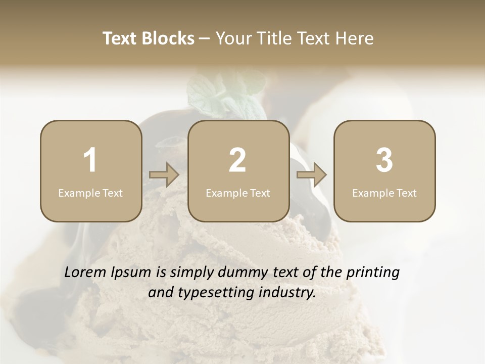 Topping Sweetie Fill PowerPoint Template