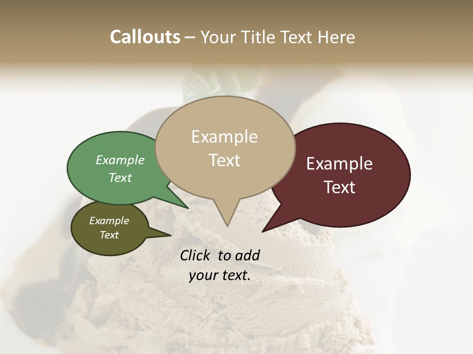 Topping Sweetie Fill PowerPoint Template