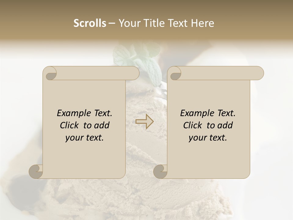 Topping Sweetie Fill PowerPoint Template
