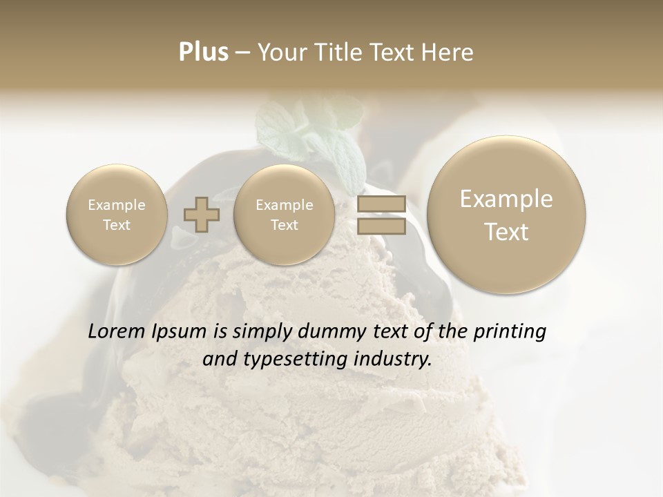 Topping Sweetie Fill PowerPoint Template