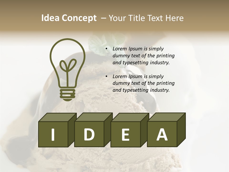 Topping Sweetie Fill PowerPoint Template