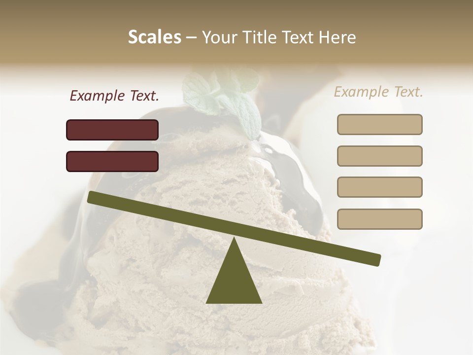 Topping Sweetie Fill PowerPoint Template
