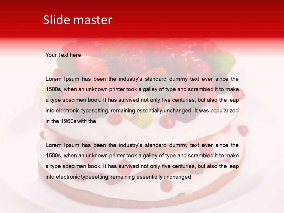 Refreshment Pink Studio PowerPoint Template