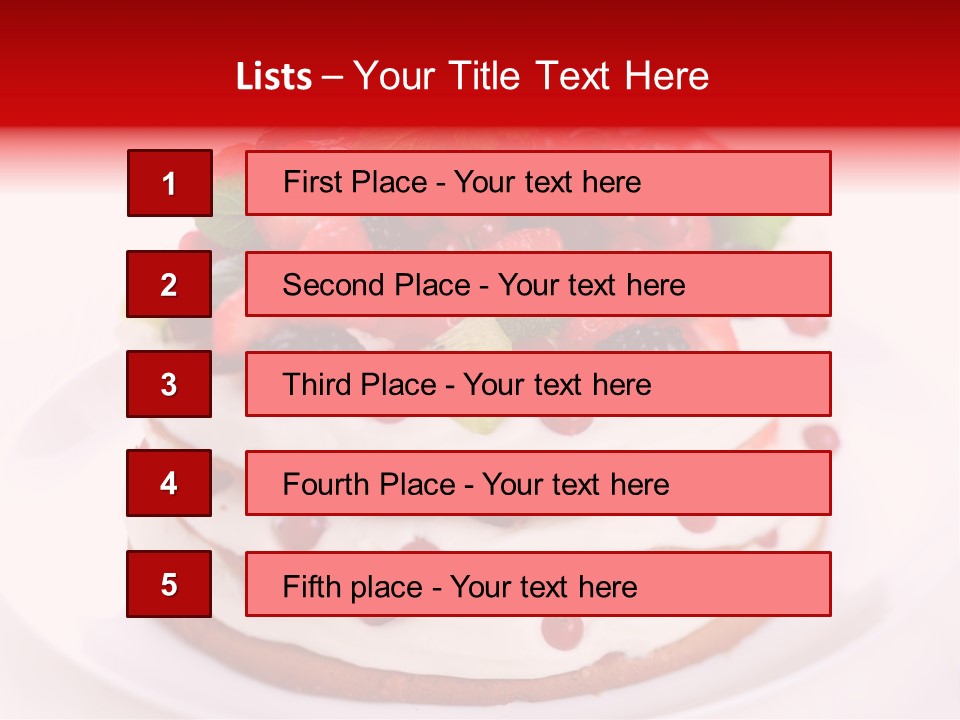 Refreshment Pink Studio PowerPoint Template