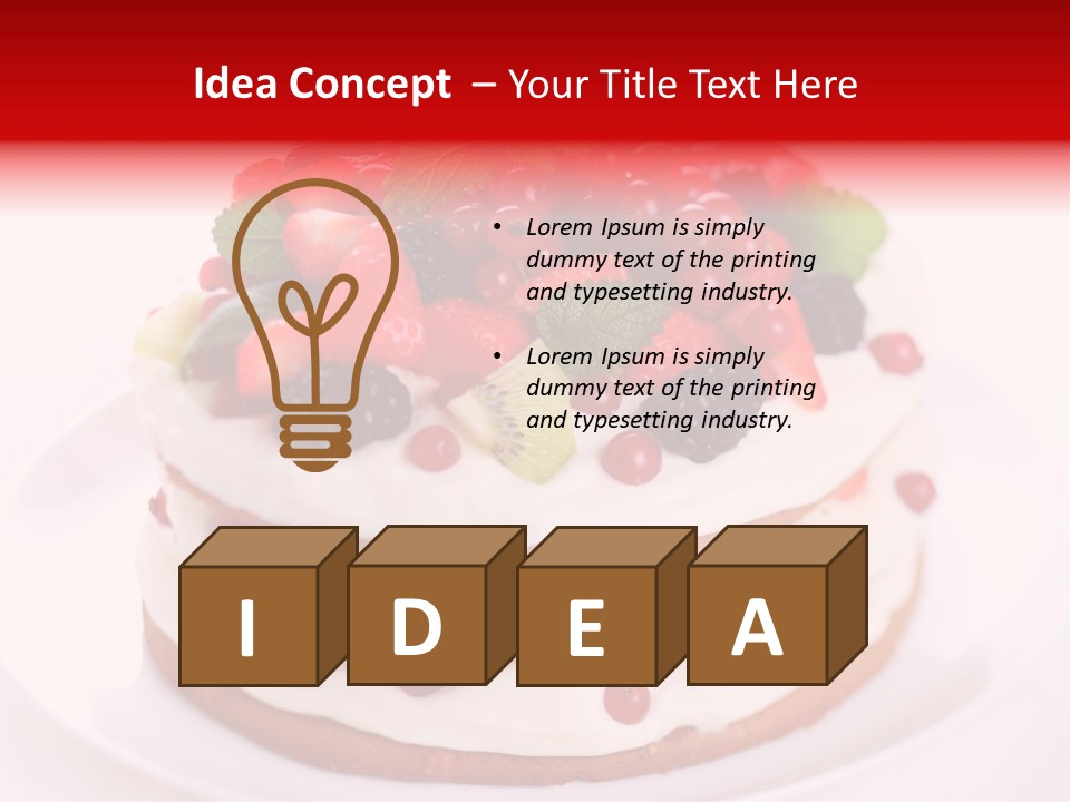 Refreshment Pink Studio PowerPoint Template