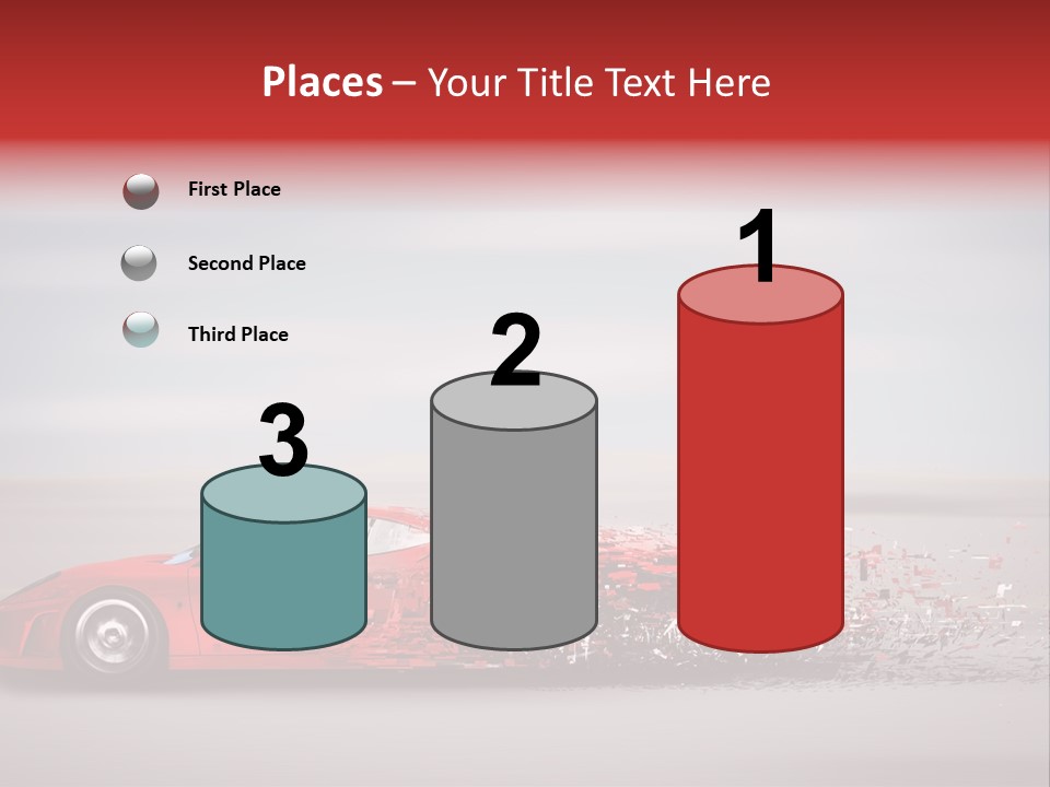 Car Fast Drive PowerPoint Template