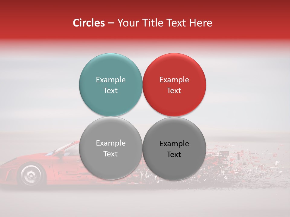 Car Fast Drive PowerPoint Template