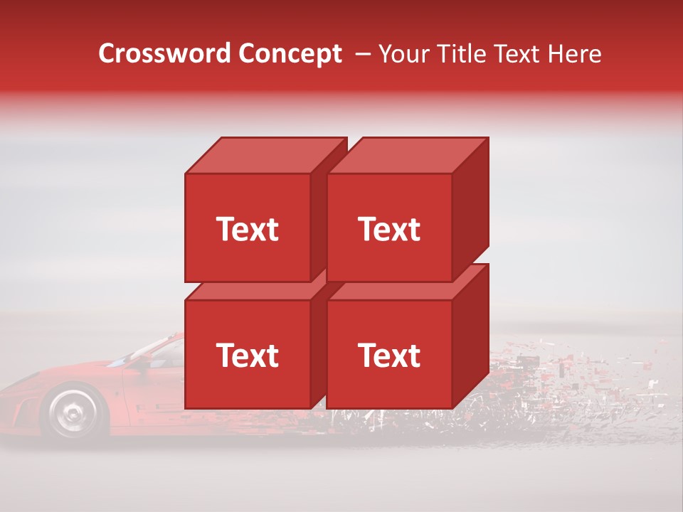 Car Fast Drive PowerPoint Template