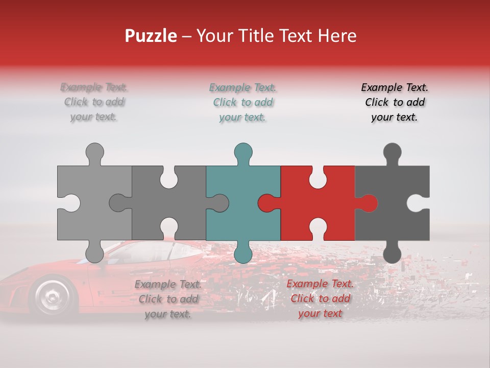 Car Fast Drive PowerPoint Template