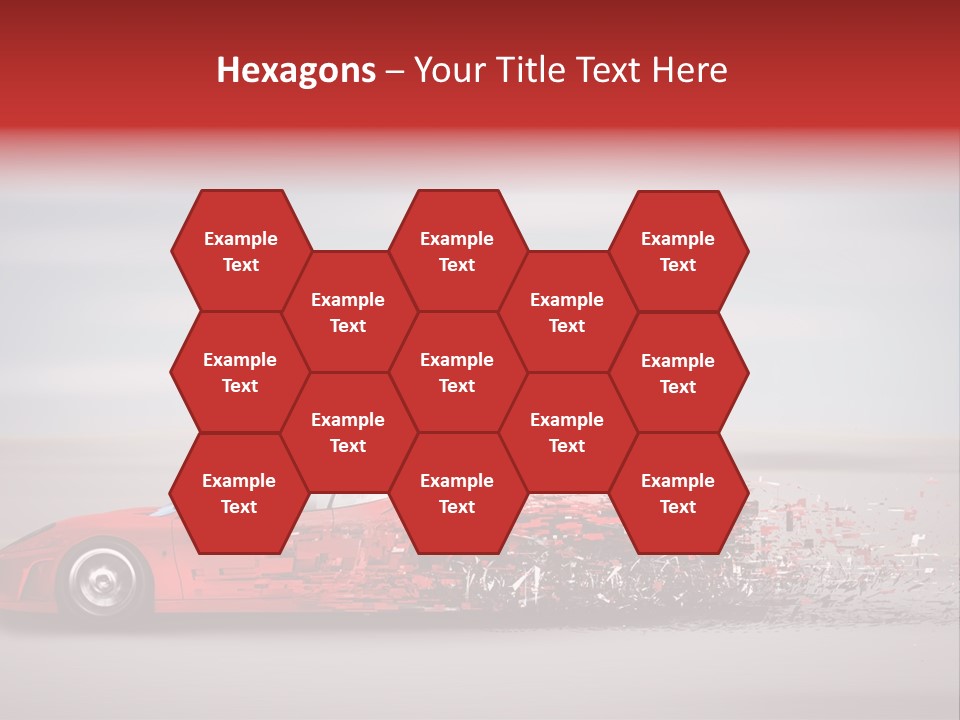 Car Fast Drive PowerPoint Template