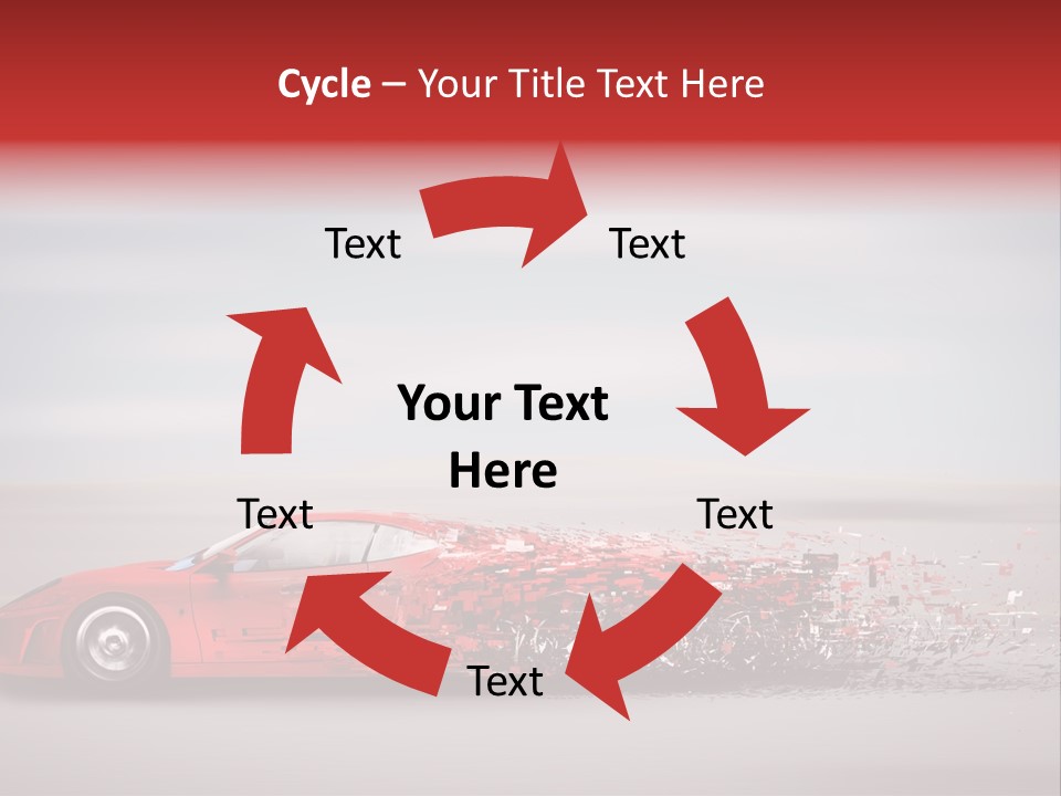 Car Fast Drive PowerPoint Template