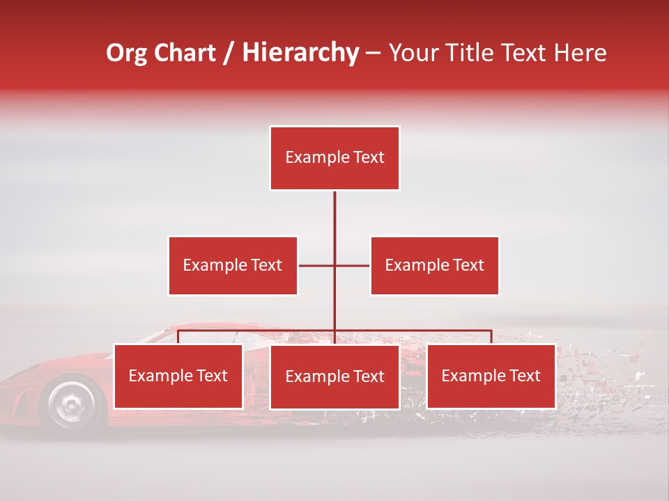 Car Fast Drive PowerPoint Template