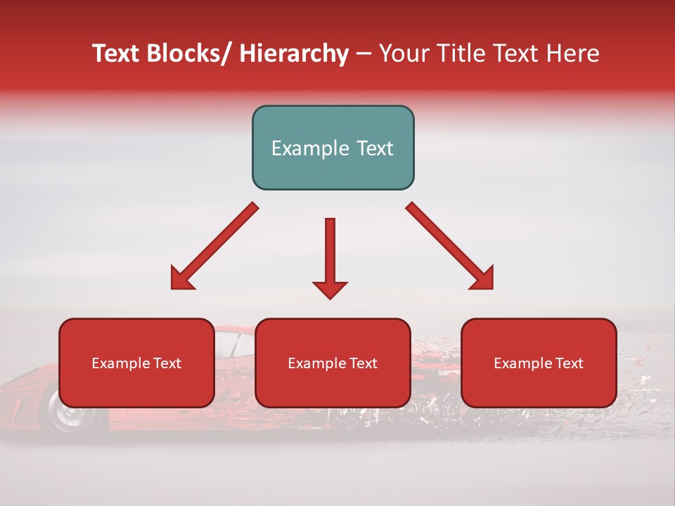Car Fast Drive PowerPoint Template