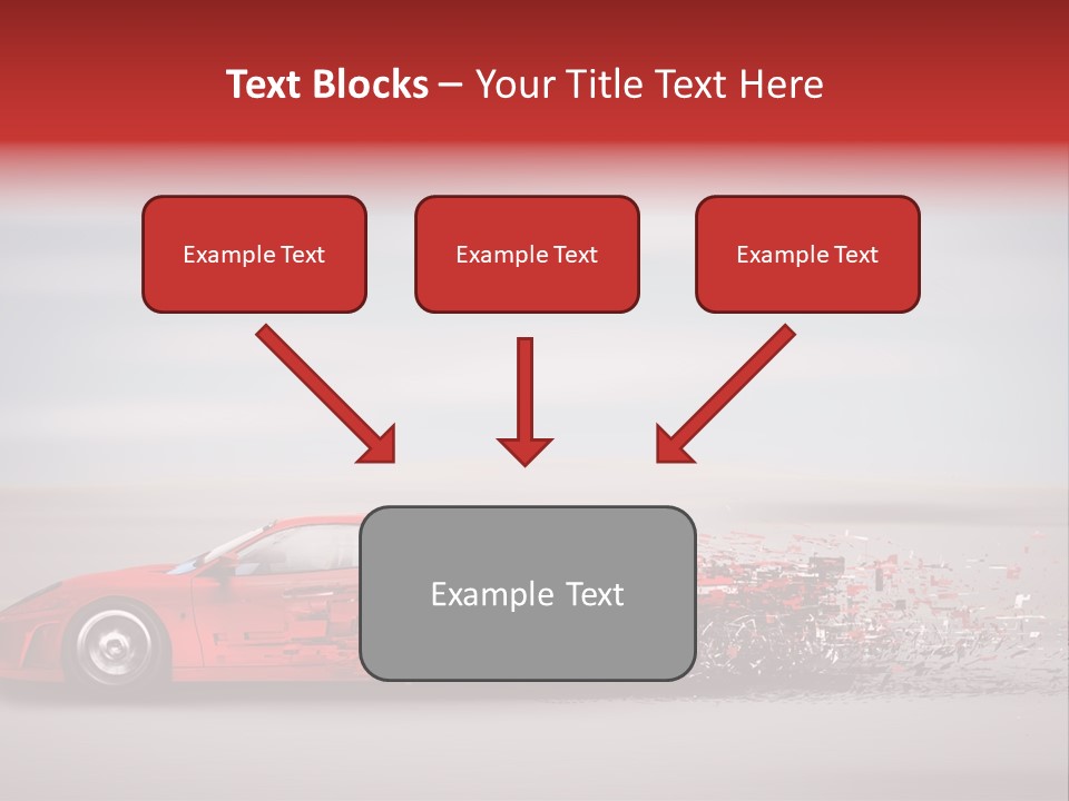 Car Fast Drive PowerPoint Template