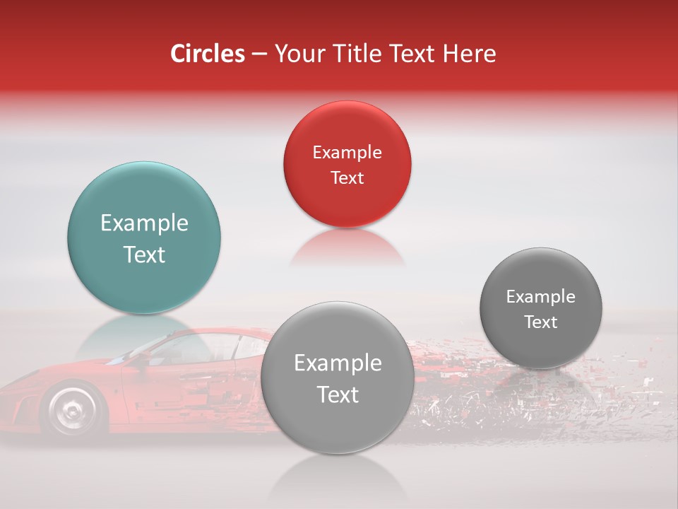 Car Fast Drive PowerPoint Template