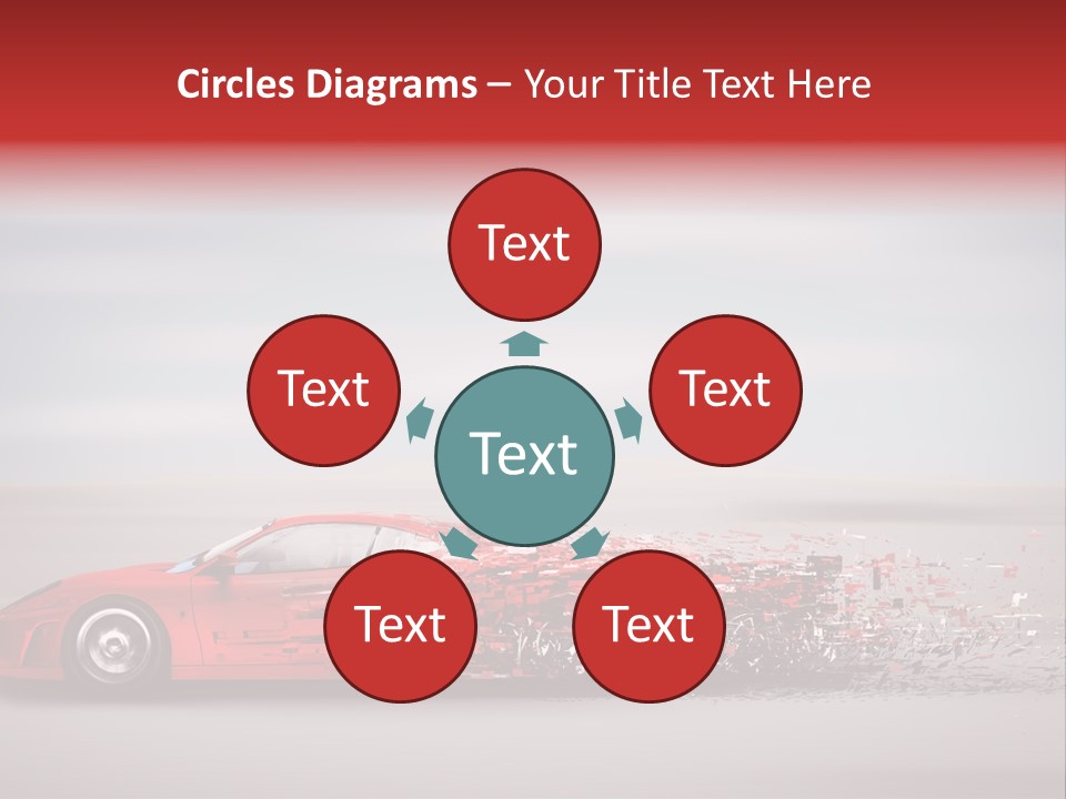 Car Fast Drive PowerPoint Template