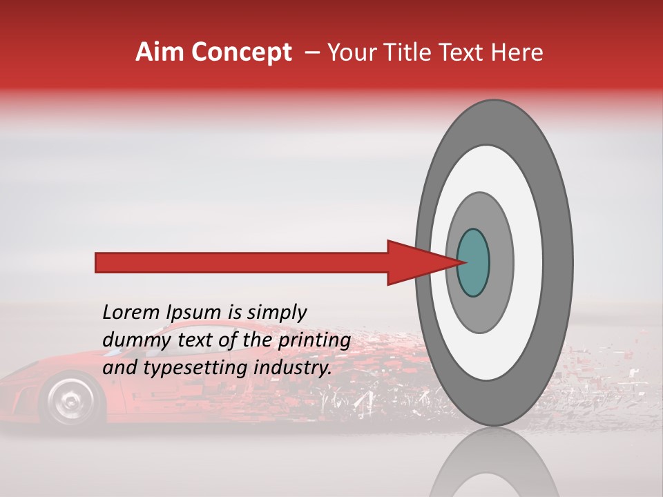 Car Fast Drive PowerPoint Template