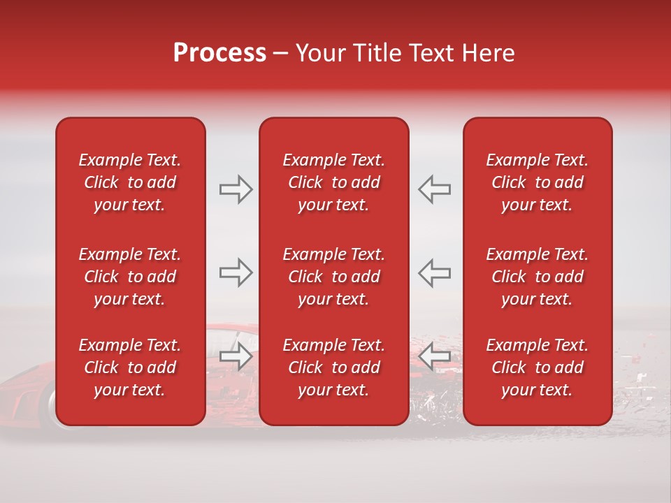 Car Fast Drive PowerPoint Template