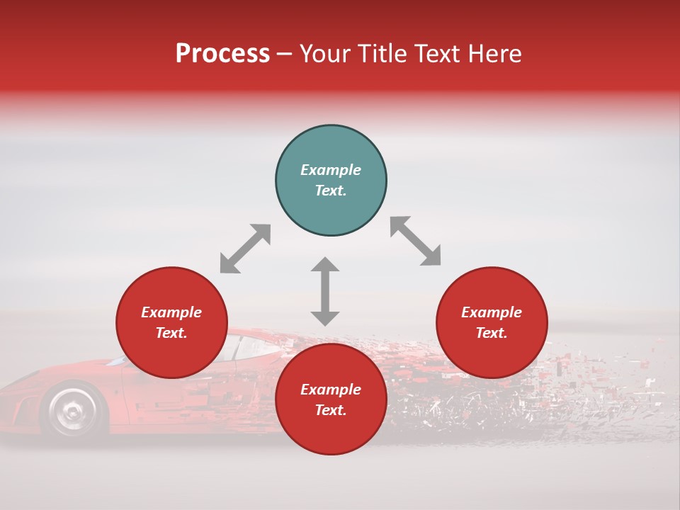 Car Fast Drive PowerPoint Template
