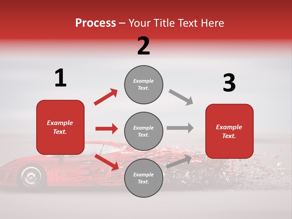 Car Fast Drive PowerPoint Template